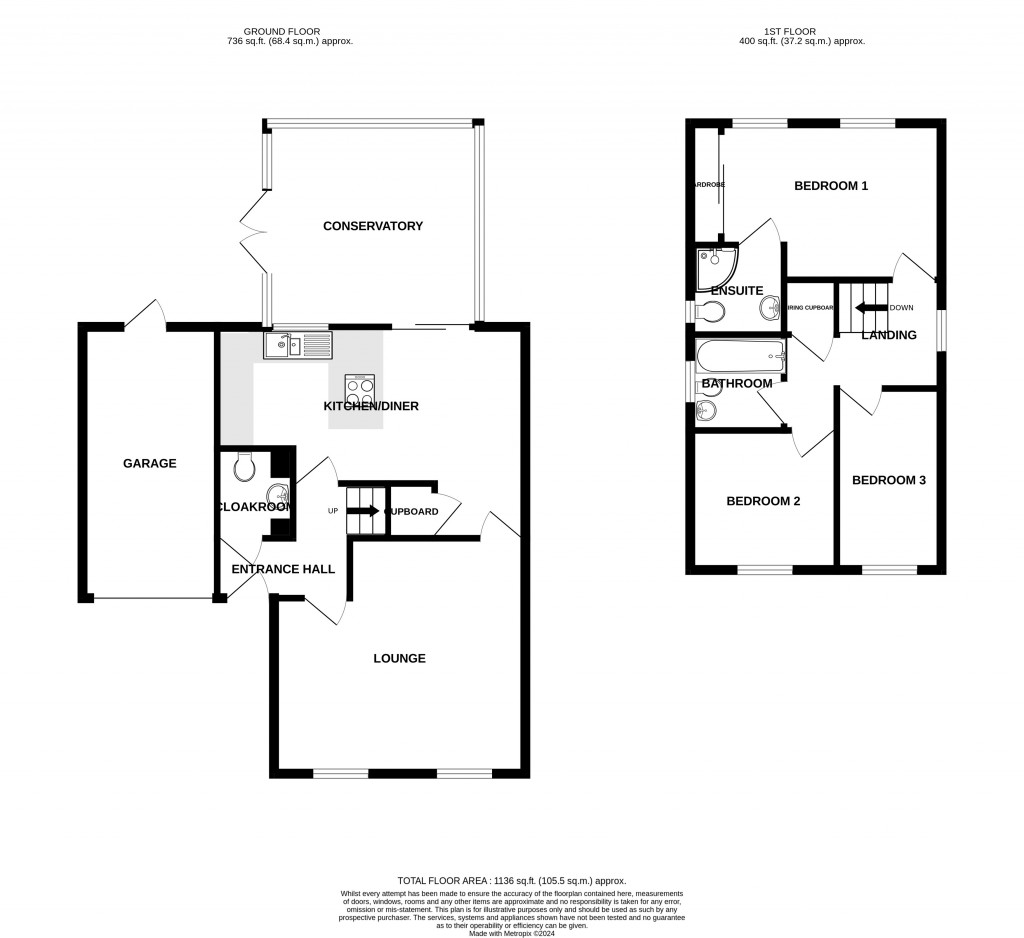 Floorplans For Farrow Close, Chard, Somerset, TA20