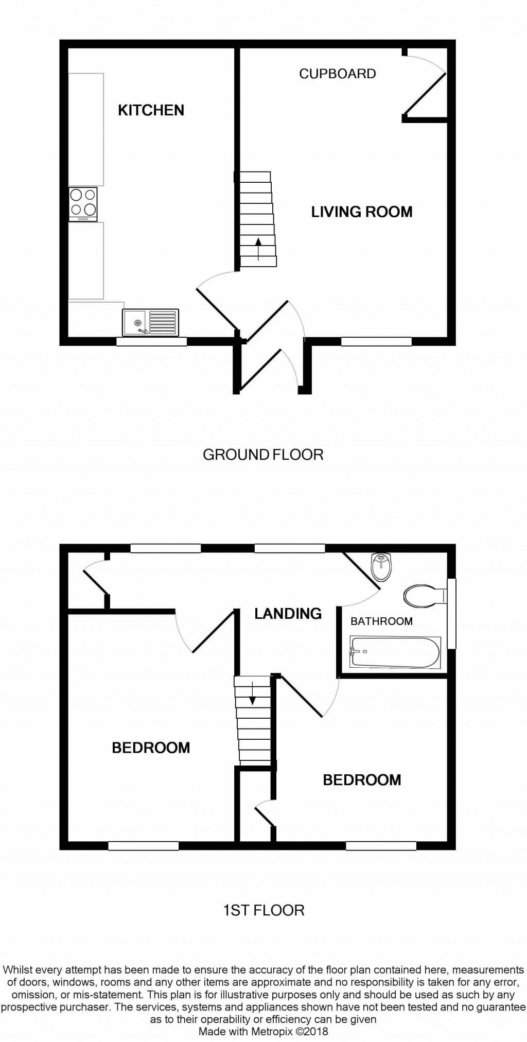 Floorplans For Wishing Well Cottage, 13 Ivy Green, Chard, Somerset, TA20