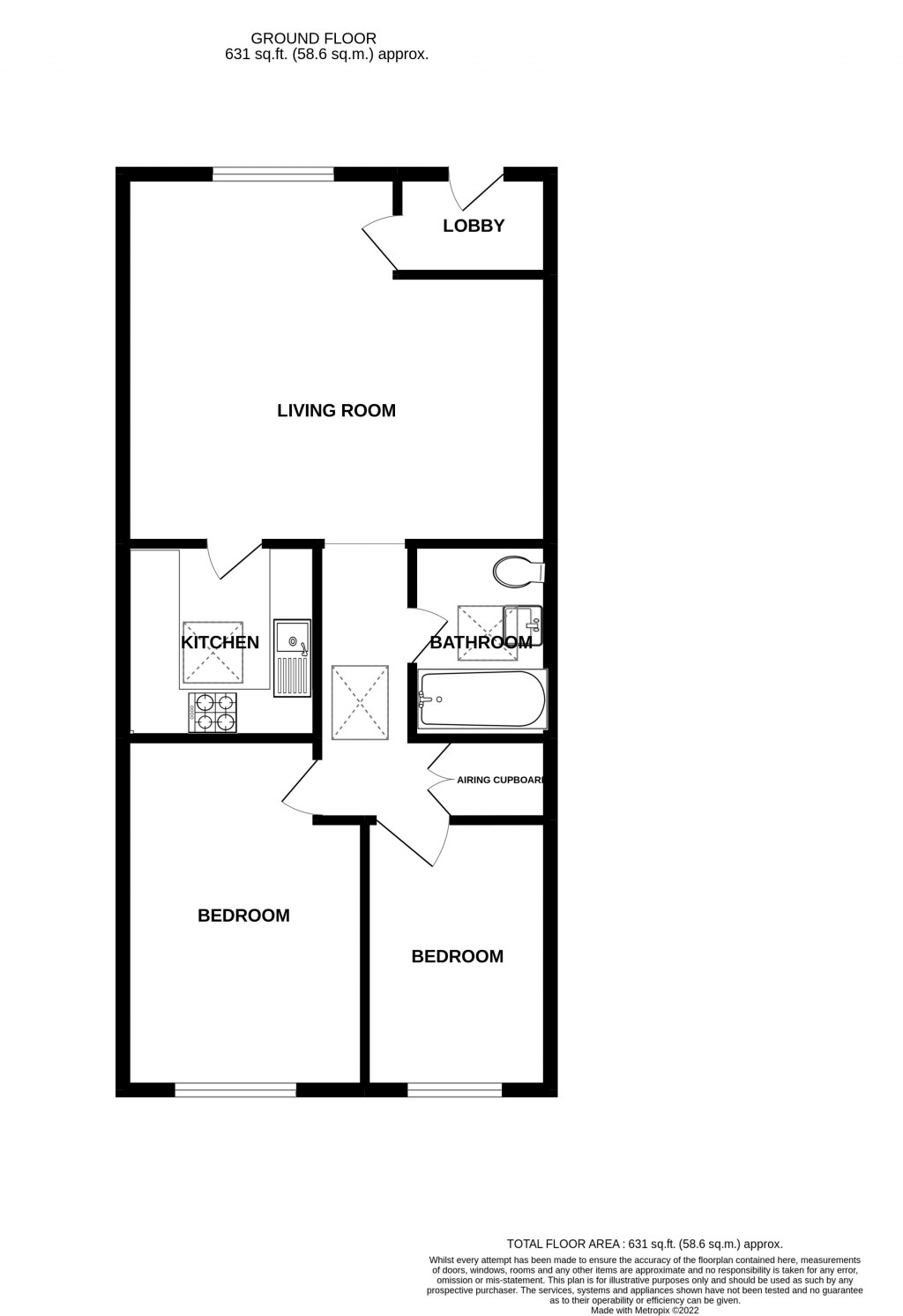 Floorplans For Avishayes Road, Chard, Somerset, TA20