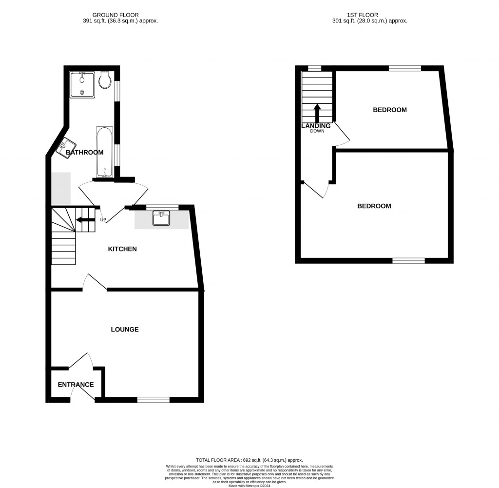 Floorplans For Crimchard, Chard, Somerset, TA20