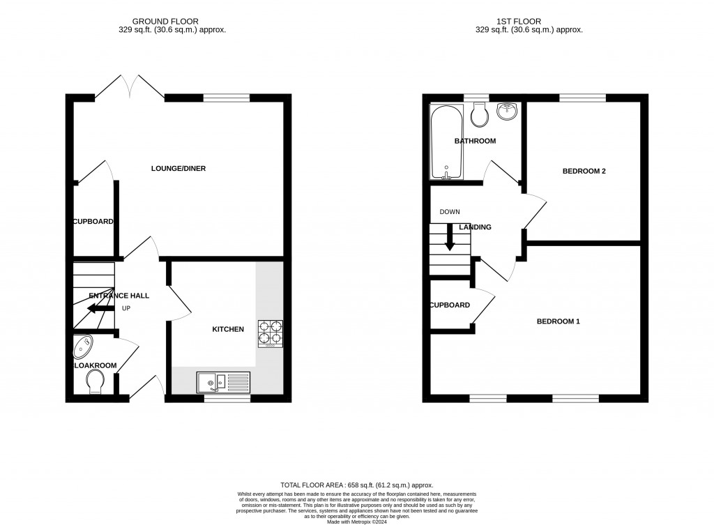 Floorplans For Bramble Lane, Chard, Somerset, TA20