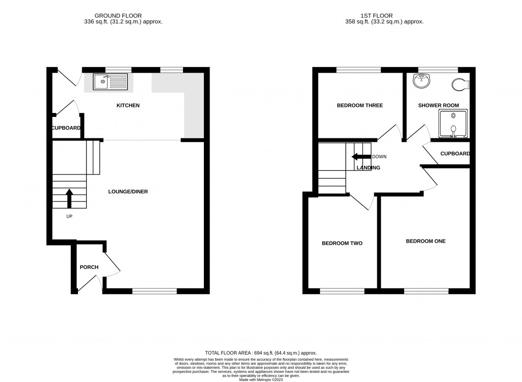 Floorplans For Crimchard, Chard, Somerset, TA20