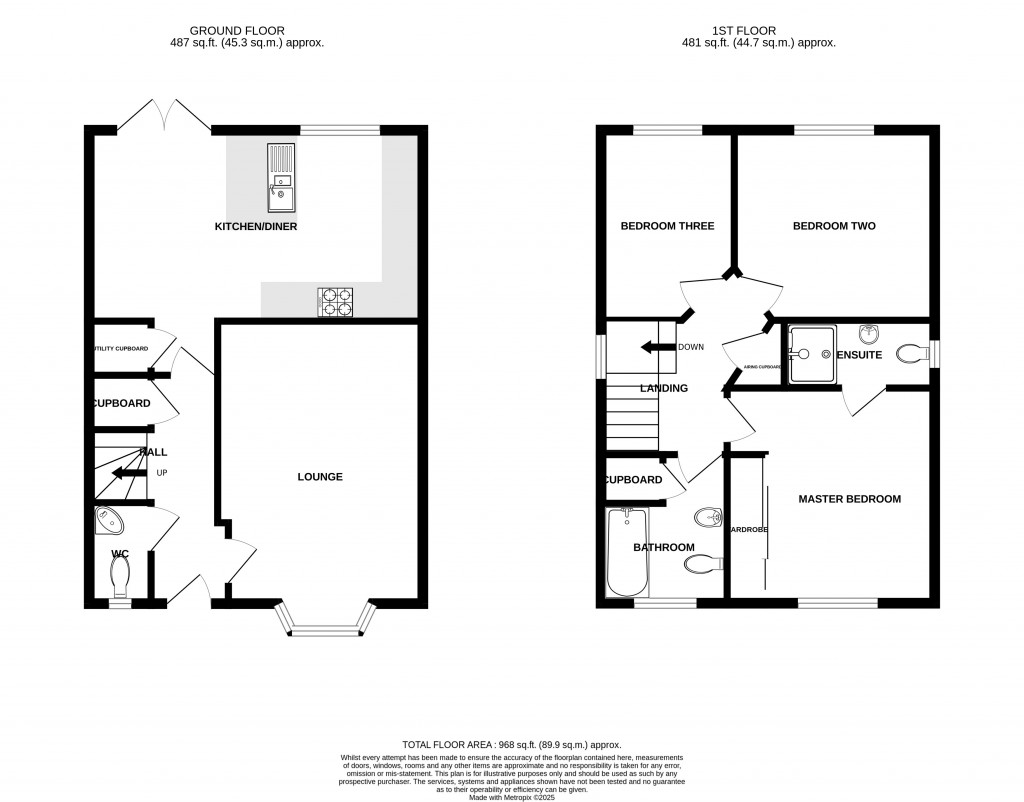 Floorplans For Wambrook Place,, Chard,, Somerset, TA20