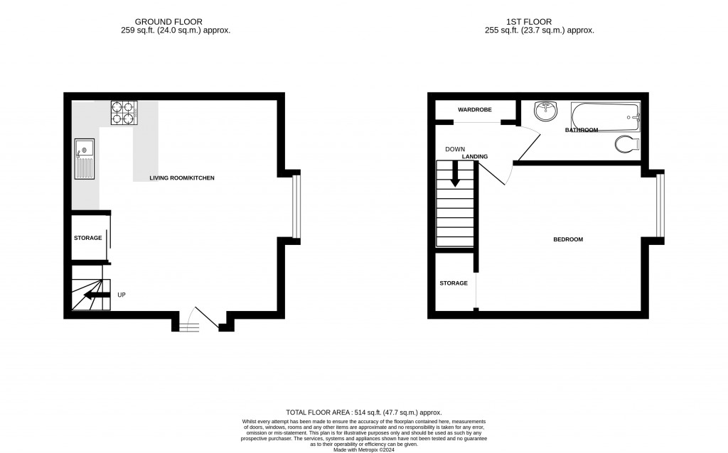 Floorplans For Southend Mews, Tatworth Road, Chard, Somerset, TA20