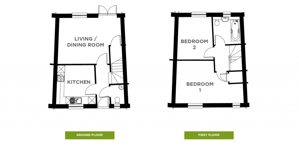 Floorplans For Broad Street, Chard, Somerset, TA20