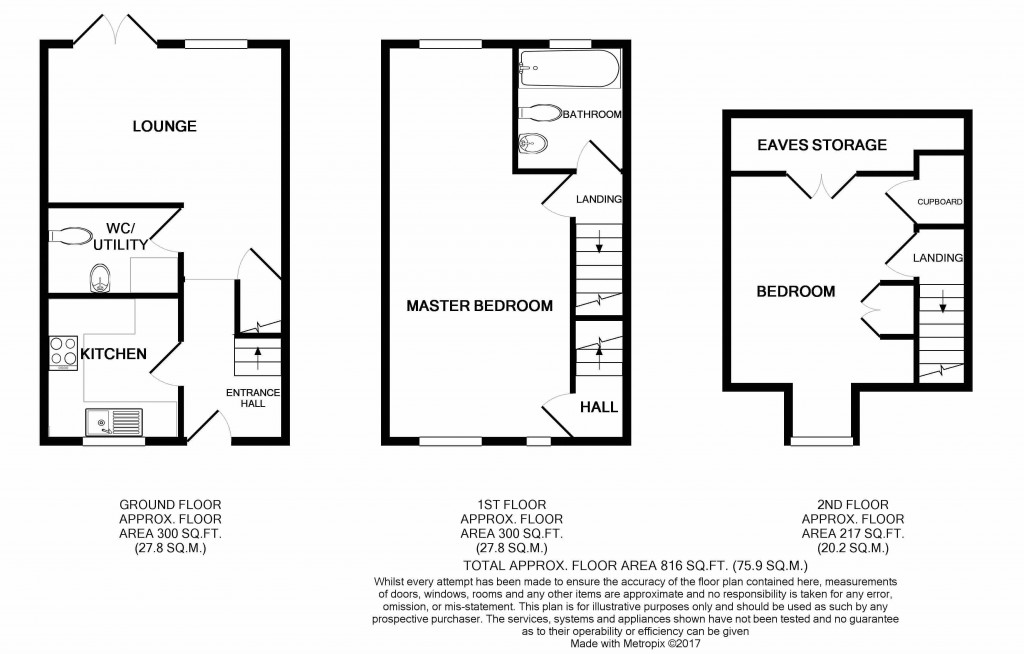 Floorplans For Saxon Court, Ilminster, Somerset, TA19