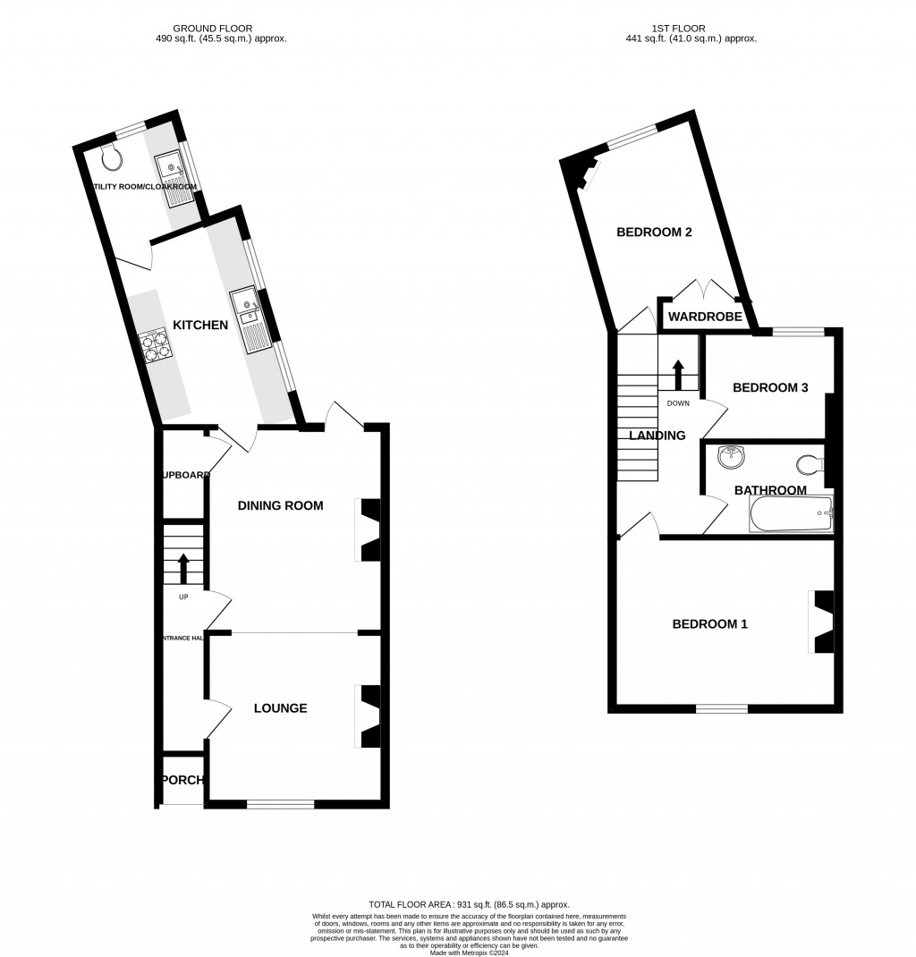 Floorplans For Silver Street, Chard, Somerset, TA20
