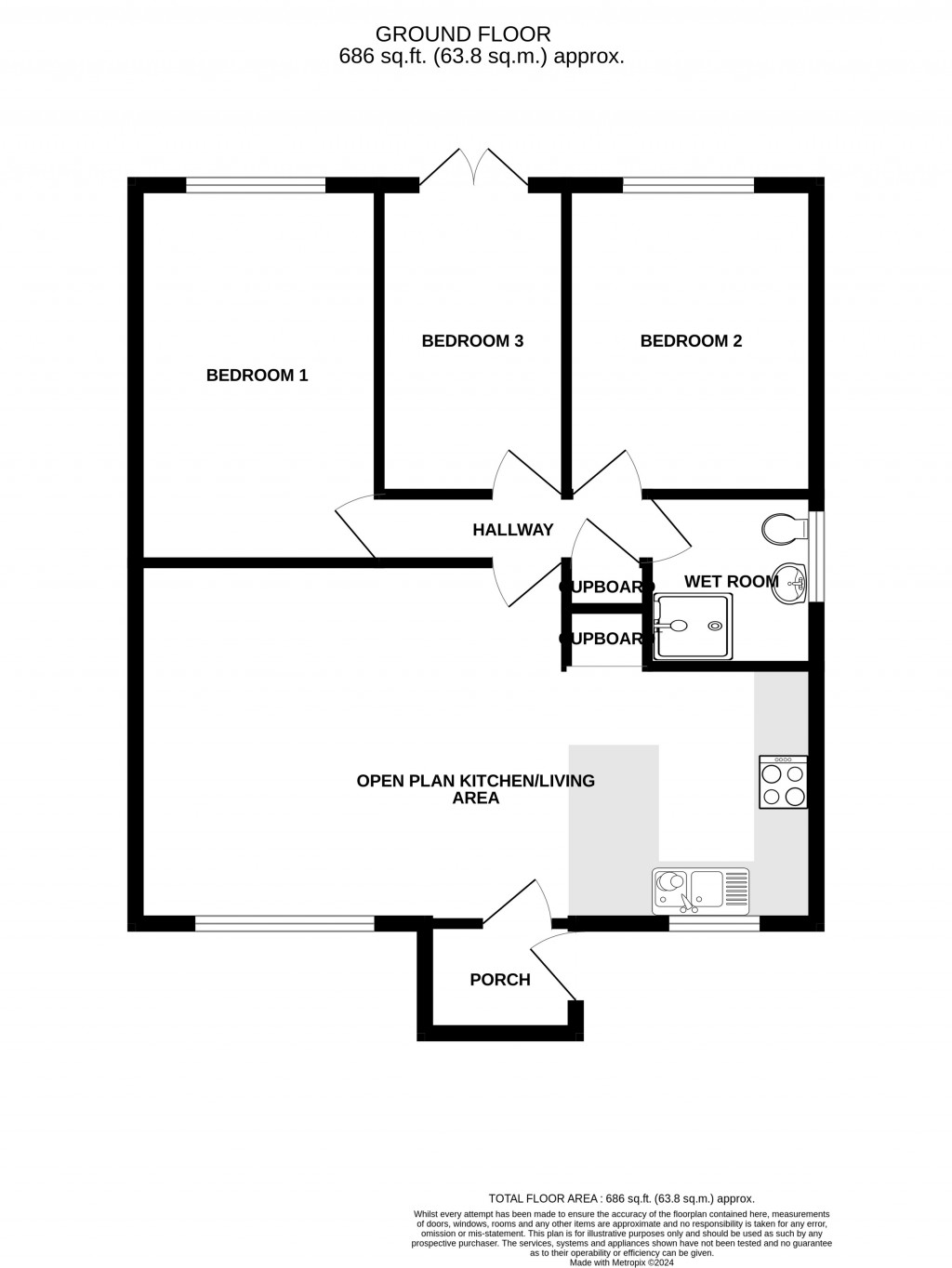 Floorplans For Touches Meadow, Chard, Somerset, TA20