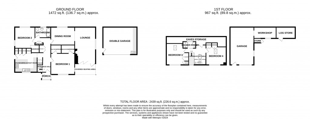 Floorplans For Forton, Chard, Somerset, TA20