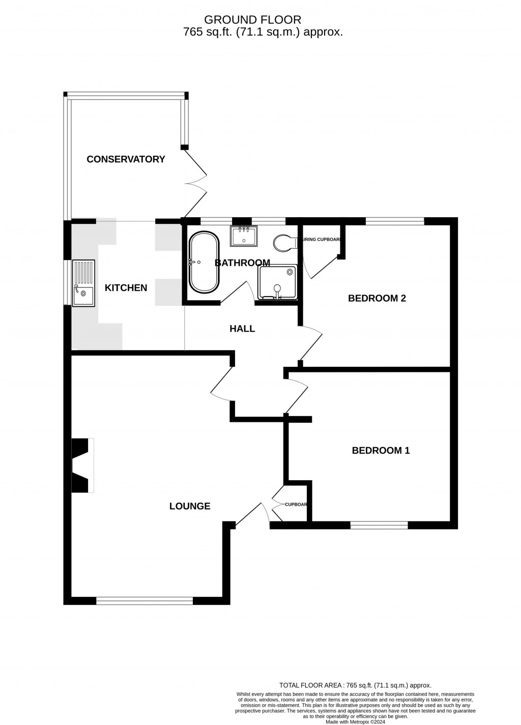 Floorplans For Oak End Way, Chard, Somerset, TA20