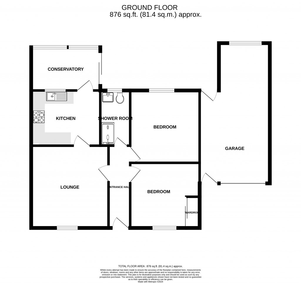 Floorplans For Middle Touches, Chard, Somerset, TA20