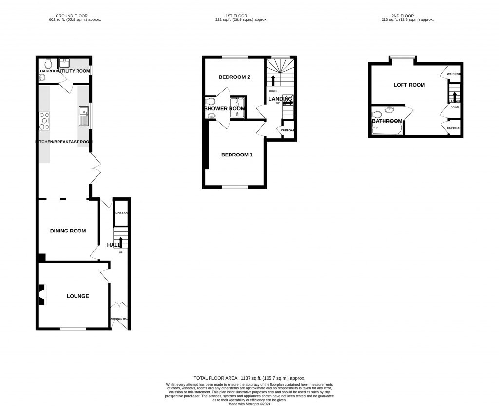 Floorplans For High Street, Chard, Somerset, TA20