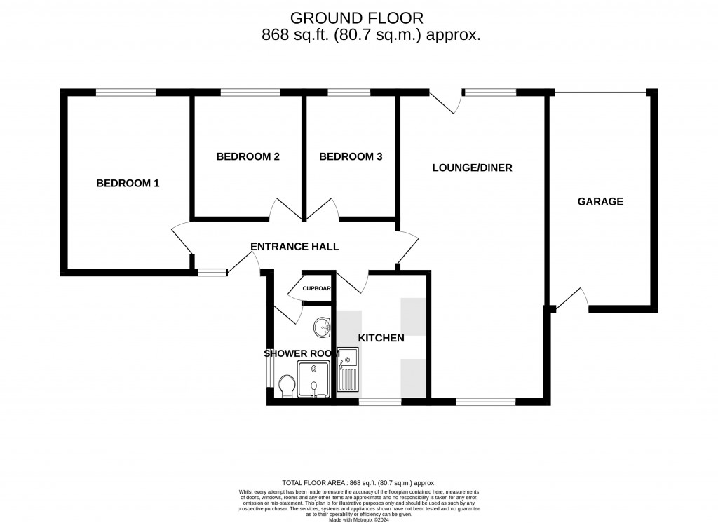 Floorplans For Forton Road, Chard, Somerset, TA20