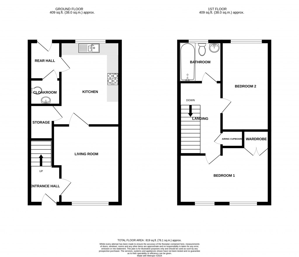 Floorplans For Webster Way, Furzehill, Chard, Somerset, TA20