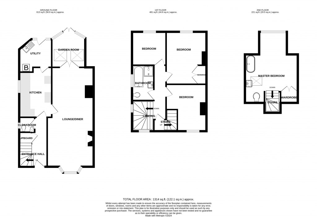 Floorplans For Station Road, Ilminster, Somerset, TA19