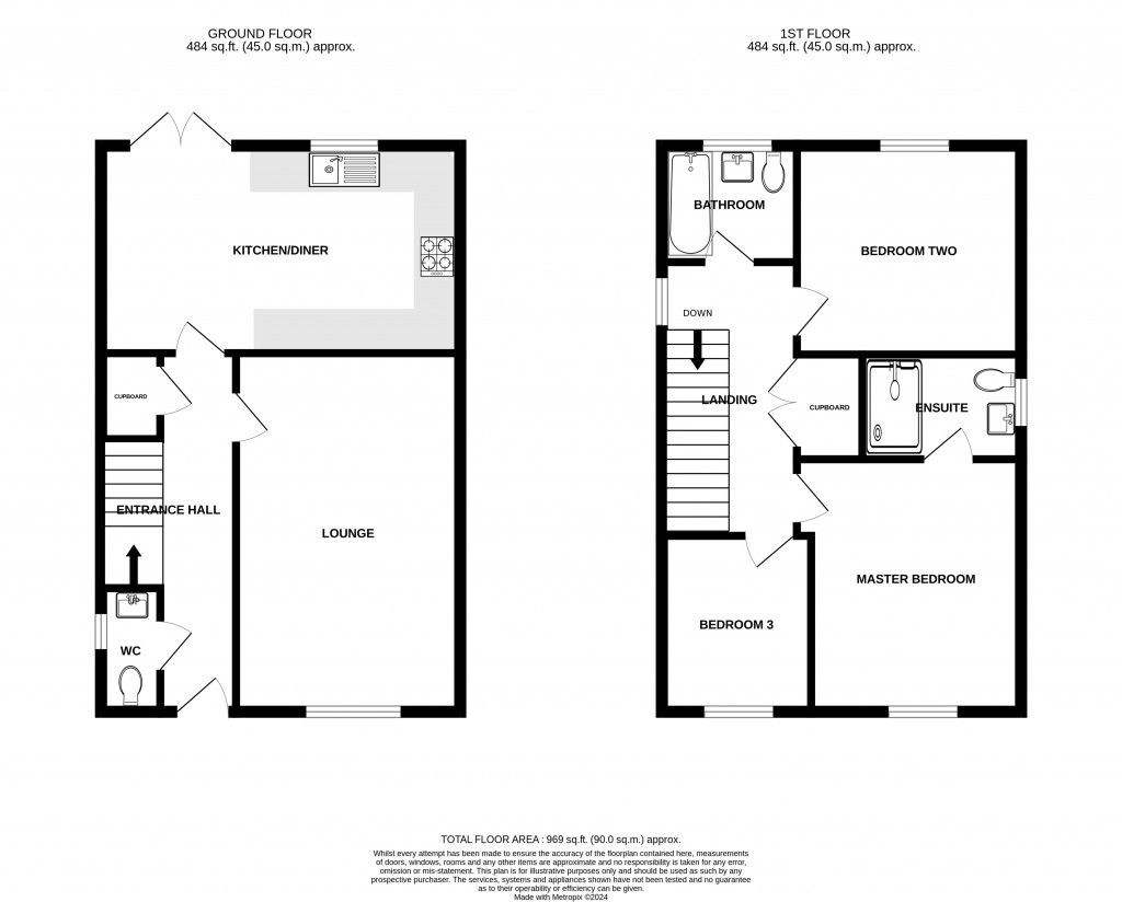 Floorplans For Lombardy Avenue, Chard, Somerset, TA20