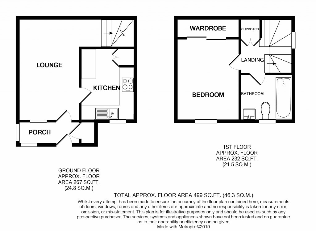 Floorplans For Bubwith Close, Chard, Somerset, TA20