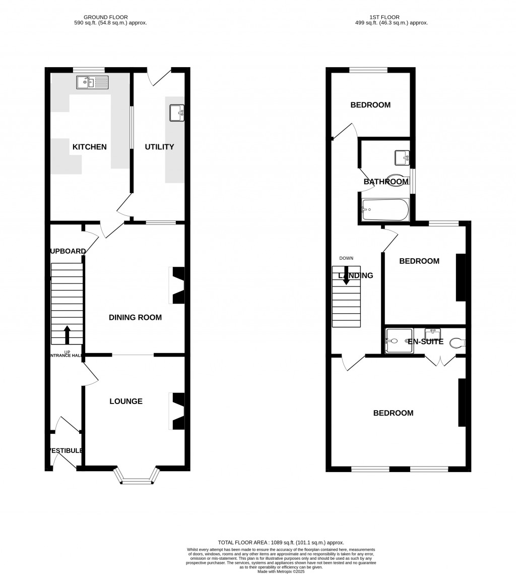 Floorplans For Furnham Road, Chard, Somerset, TA20