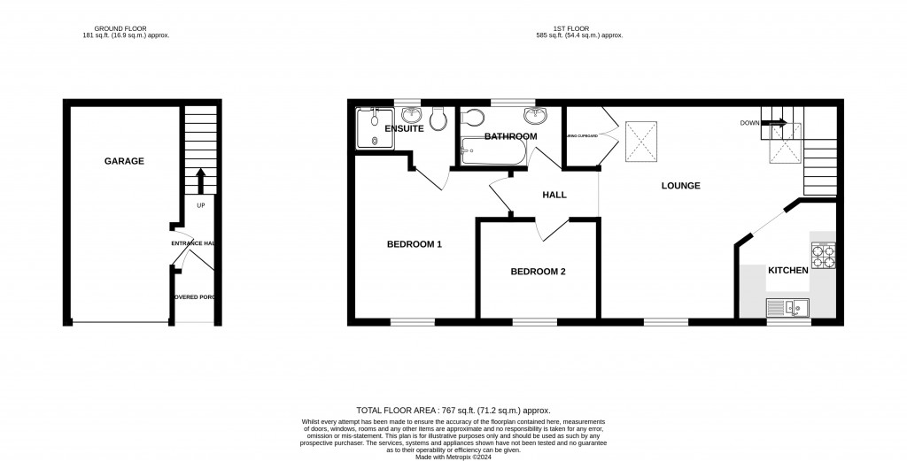 Floorplans For Coker Way, Chard, Somerset, TA20