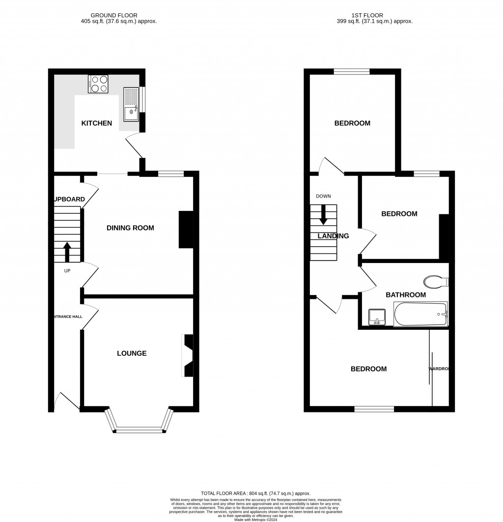 Floorplans For Boden Street, Chard, Somerset, TA20