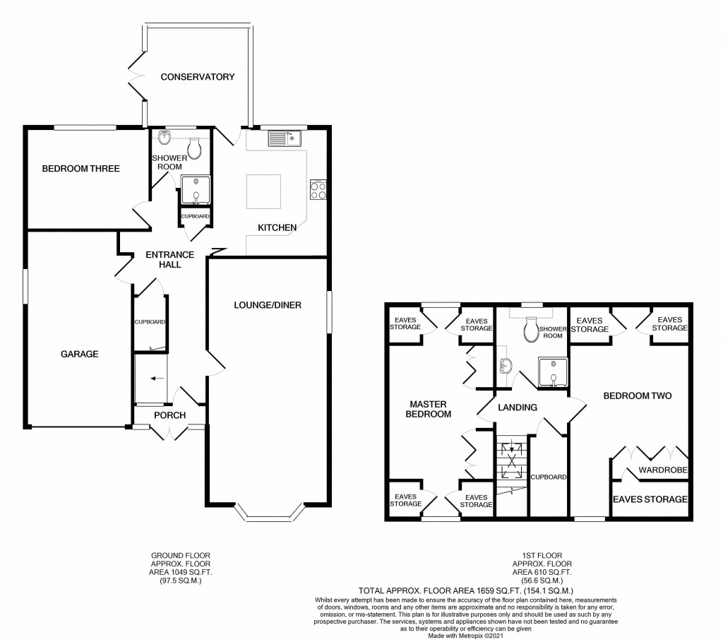 Floorplans For Kinforde, Chard, Somerset, TA20