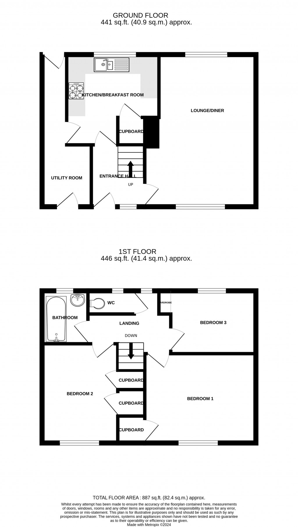 Floorplans For Blackdown View, Ilminster, Somerset, TA19