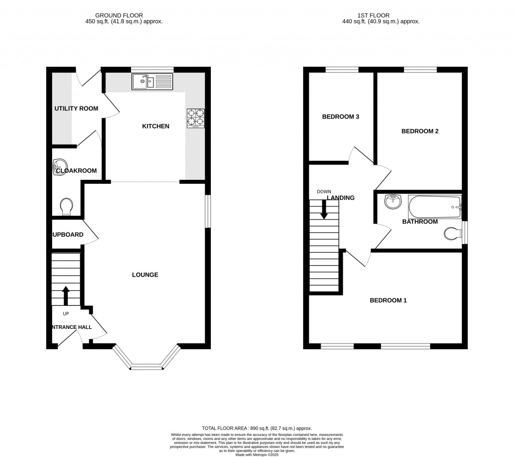 Floorplans For Fisher Court, Chard, Somerset, TA20